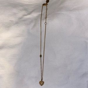 Juicy Couture Pave Heart Necklace